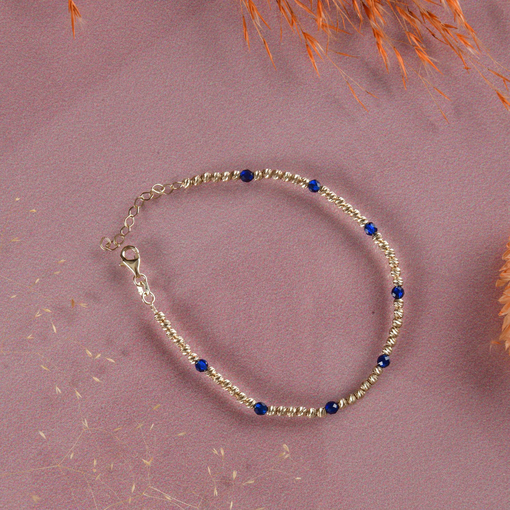 Lacivert Taşlı Dorika Bileklik - O'an Jewelry