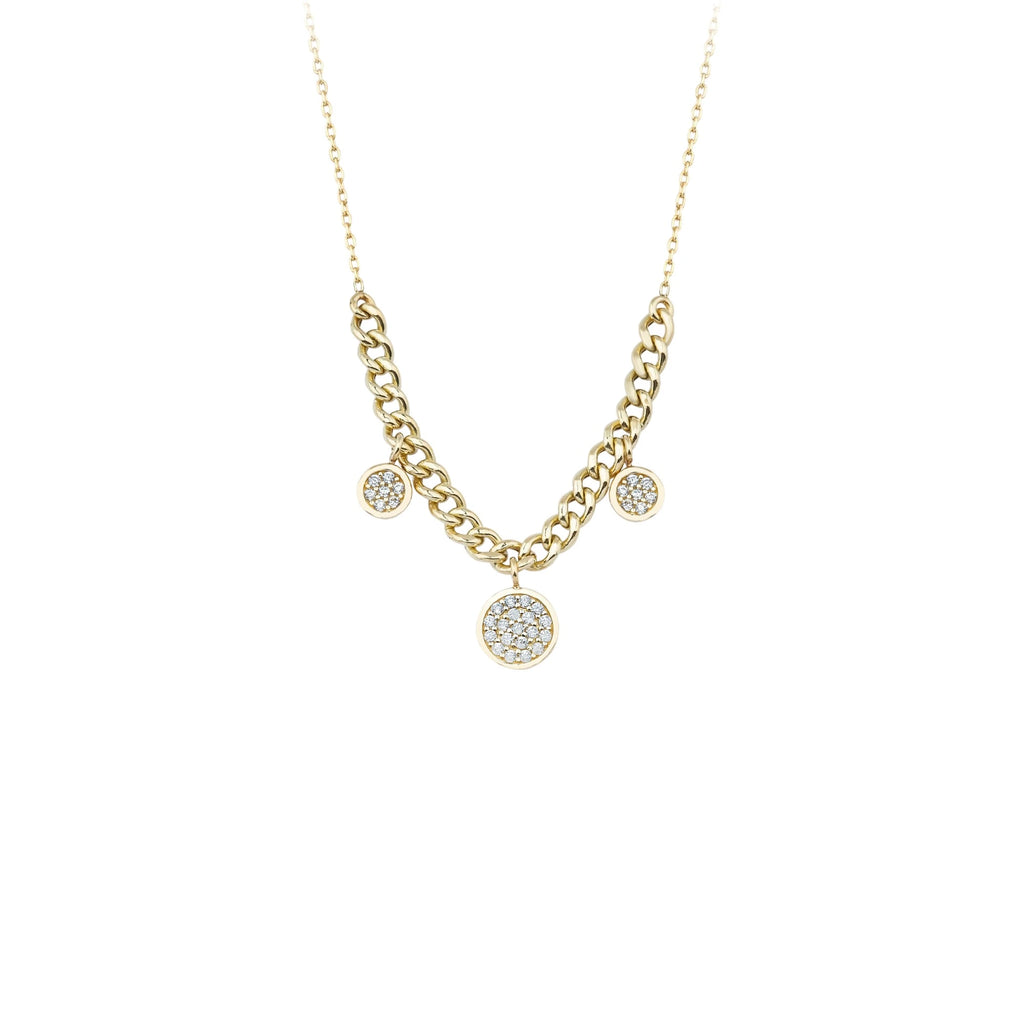 Taşlı Yuvarlak Kolye - O'an Jewelry