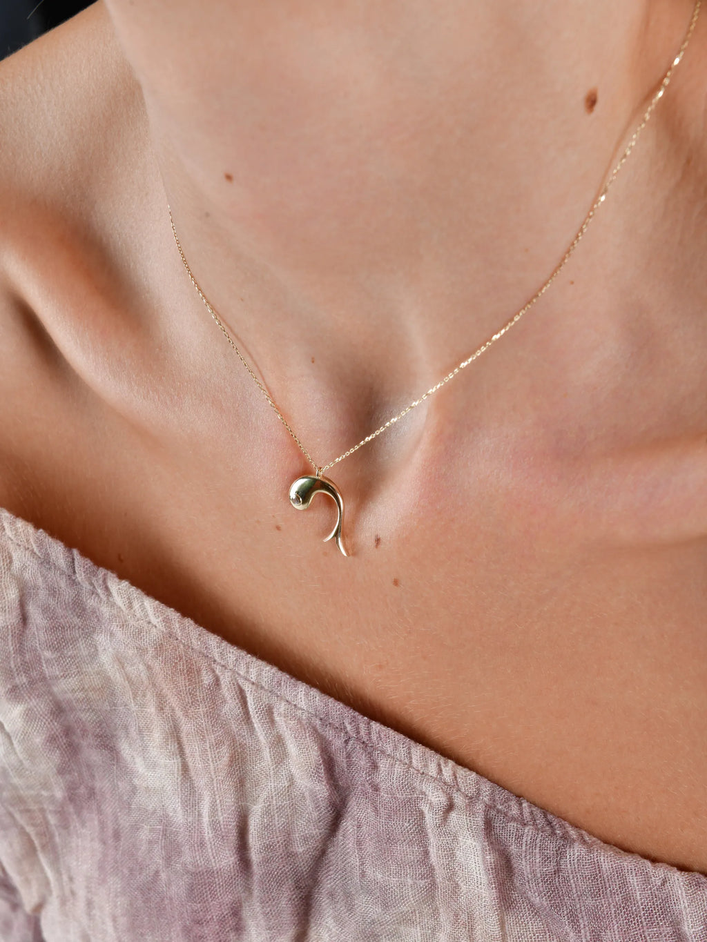 Tekli Balık Kolye - O'an Jewelry