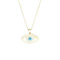 Mineli Göz Şekilli Kolye - O'an Jewelry