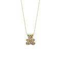 Renkli Taşlı Ayıcık Kolye - O'an Jewelry