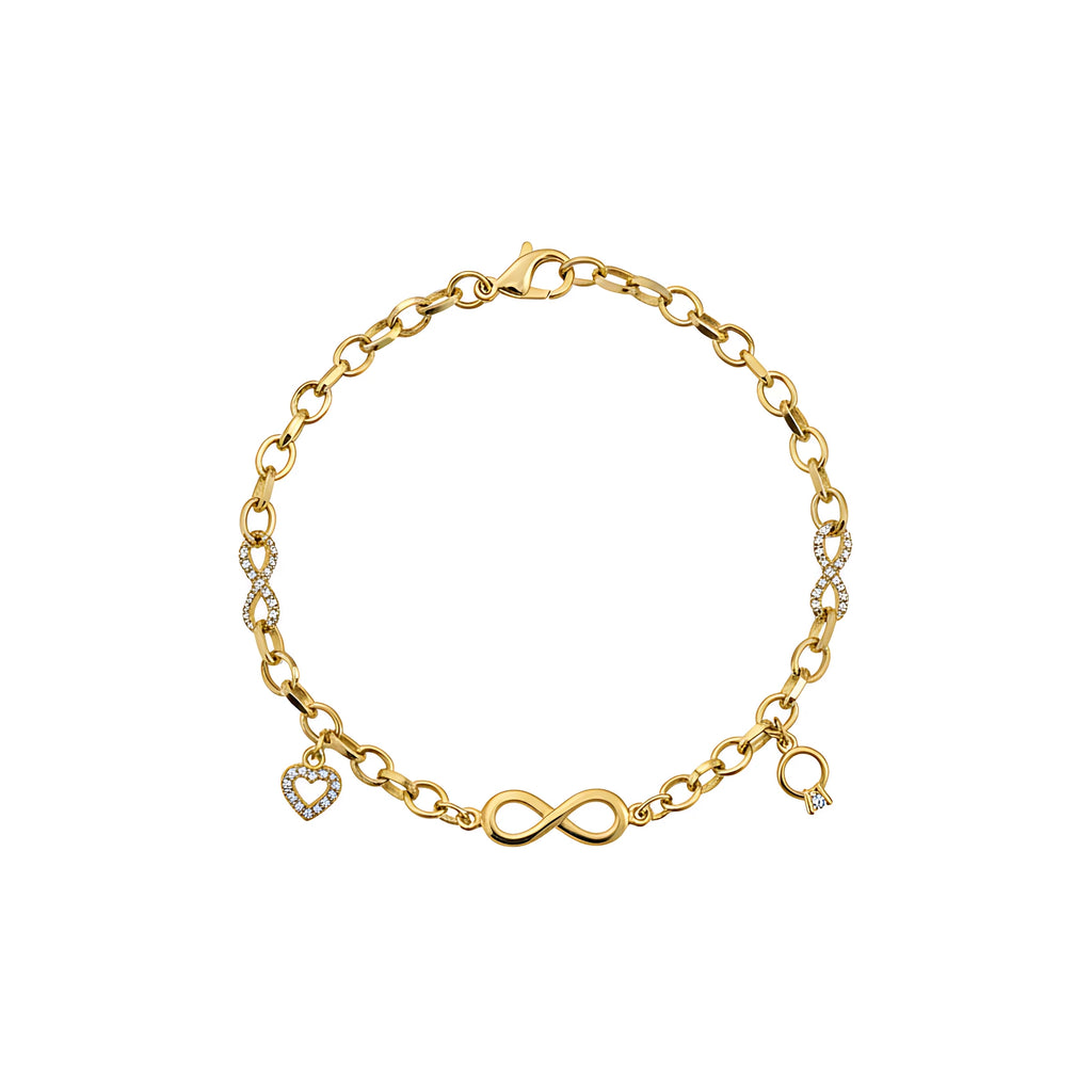 Sonsuzluk Charm Zincir Bileklik - O'an Jewelry