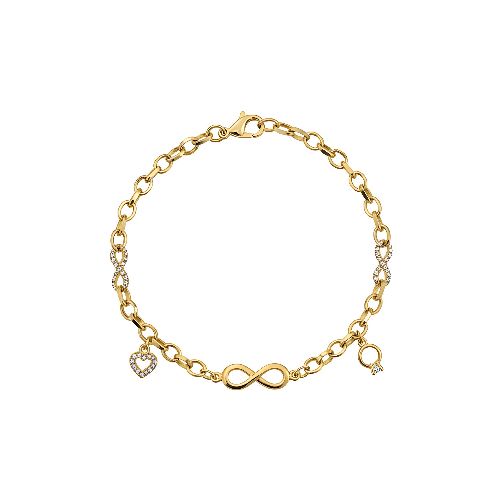 Sonsuzluk Charm Zincir Bileklik - O'an Jewelry