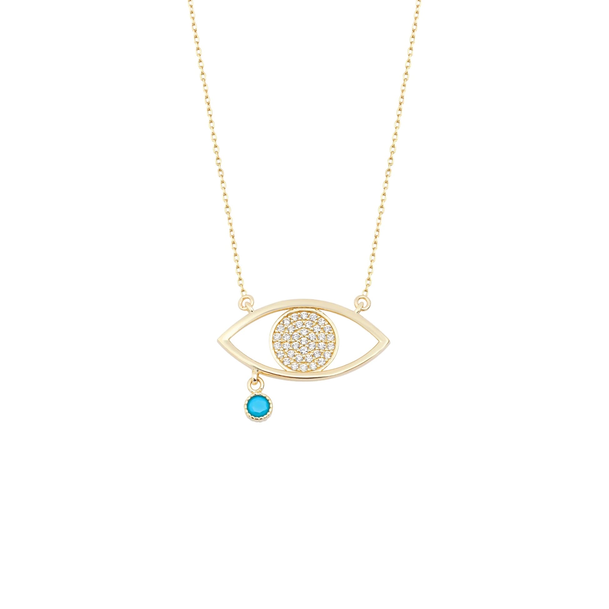 Sallantılı Göz Kolye - O'an Jewelry