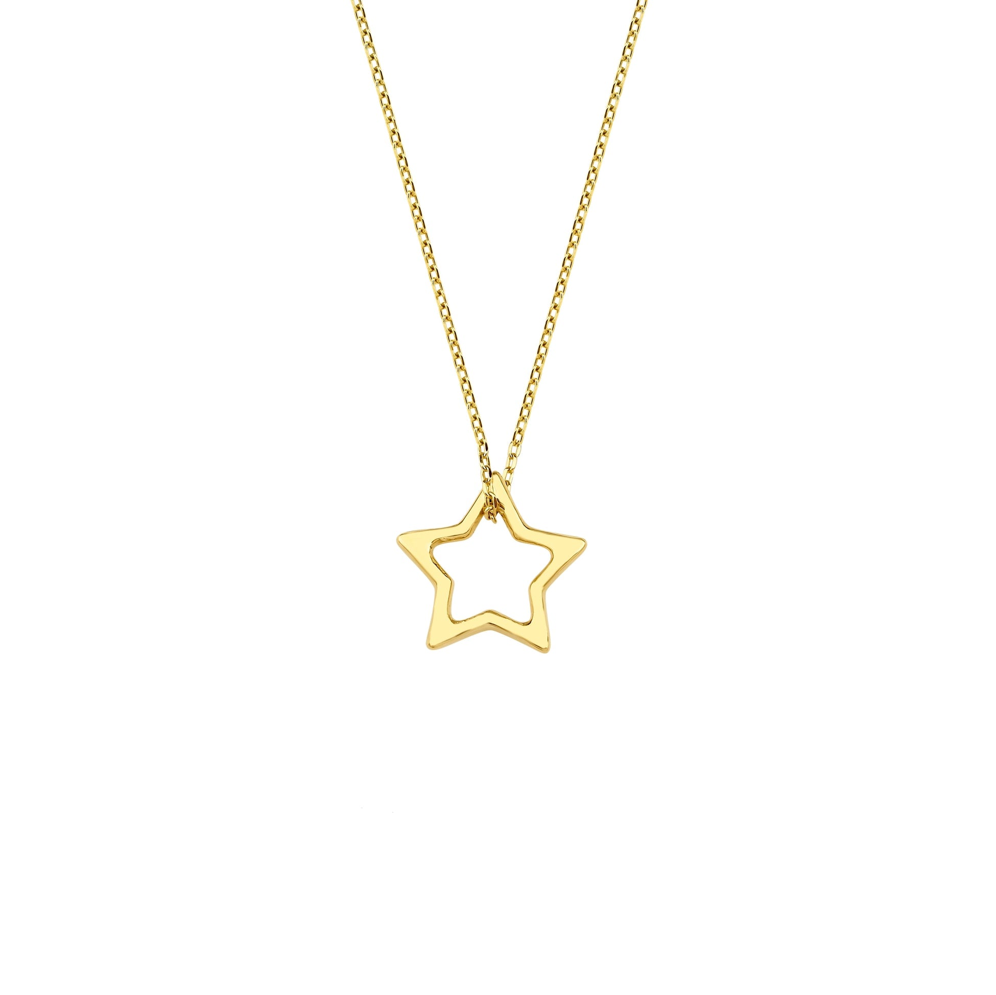 Minimal Taşsız Yıldız Kolye - O'an Jewelry