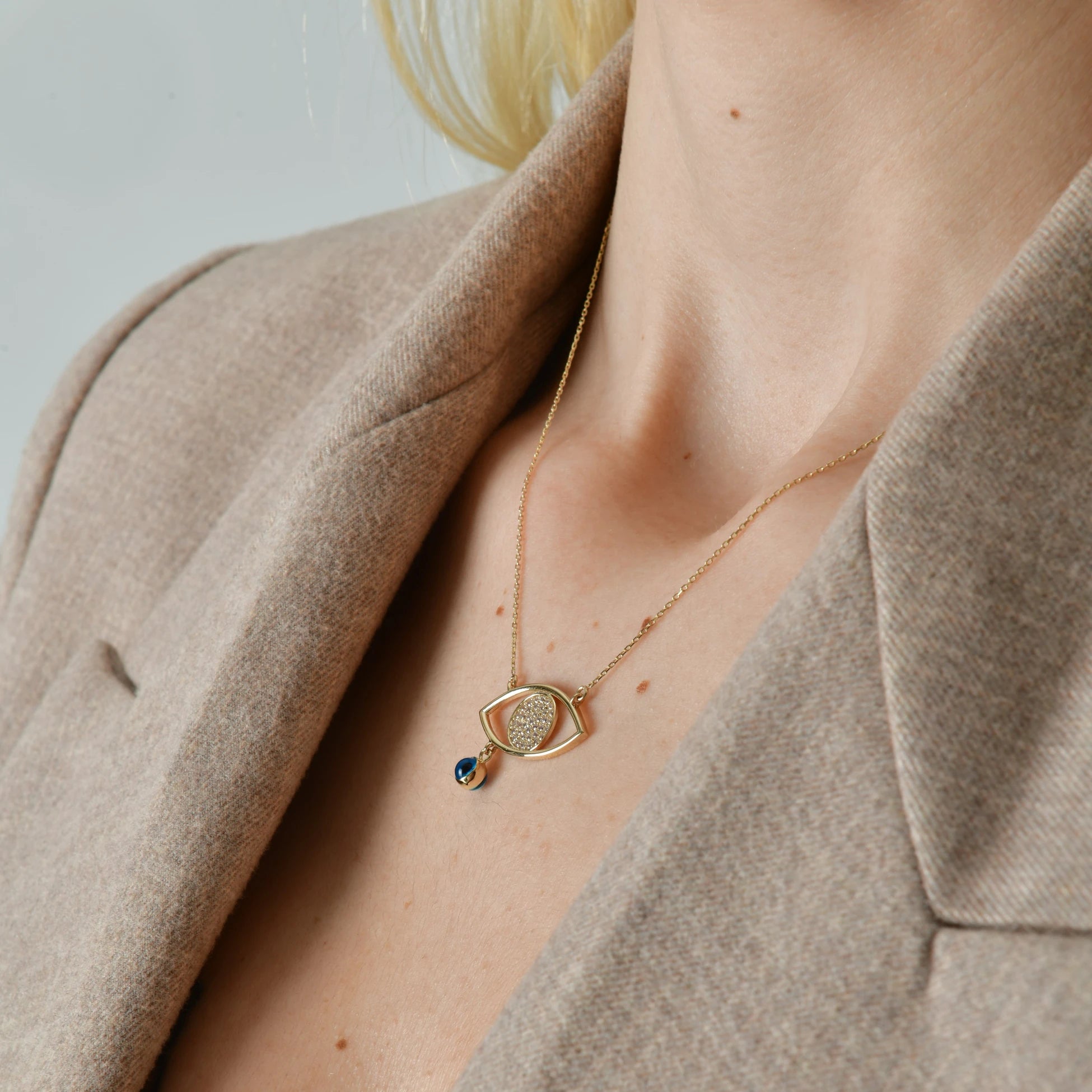 Sallantılı Göz Kolye - O'an Jewelry