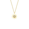 Minimal Taşlı Güneş Kolye - O'an Jewelry
