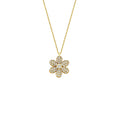 Taşlı Çiçek Kolye - O'an Jewelry