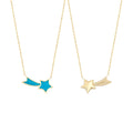 Mineli Kuyruklu Yıldız Kolye - O'an Jewelry