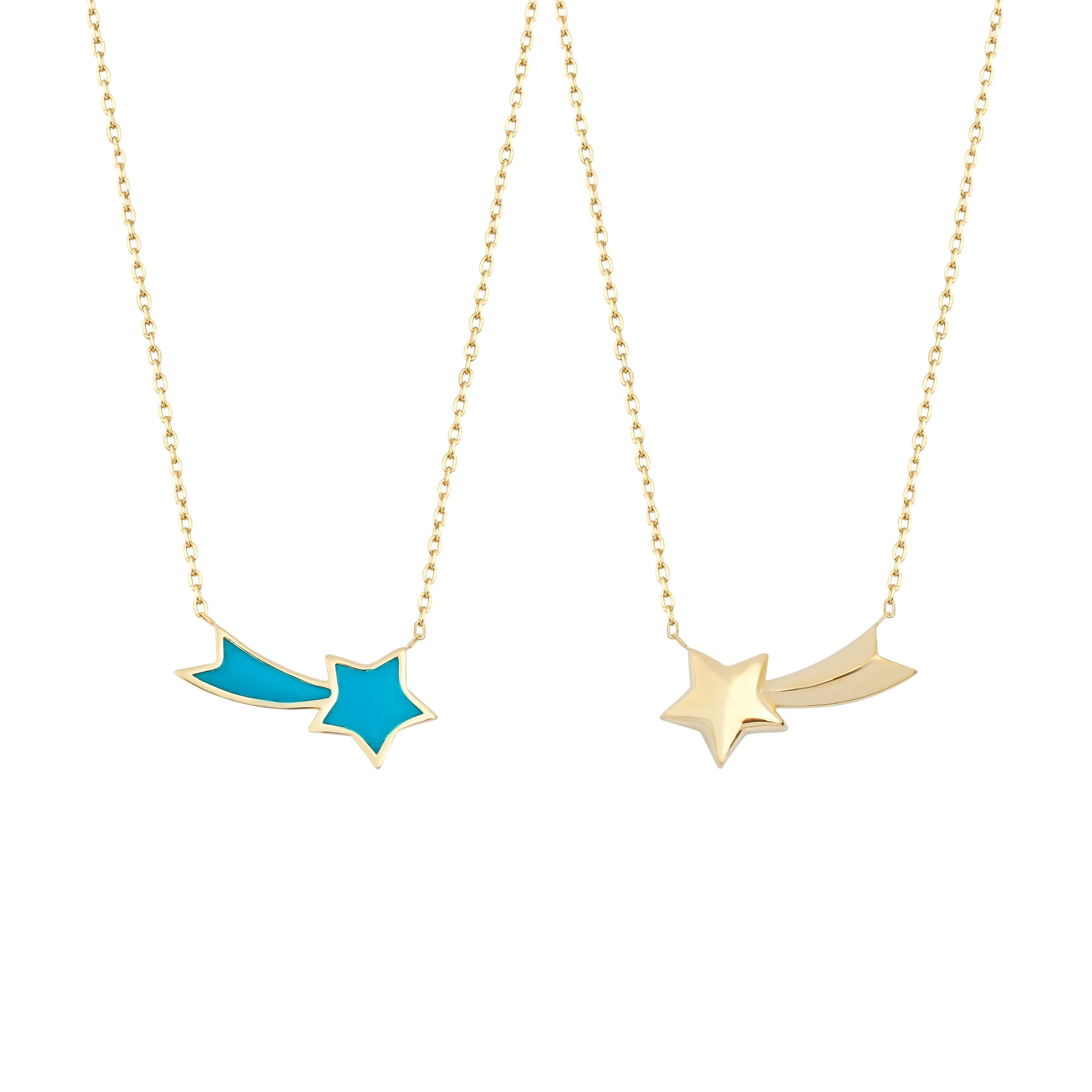 Mineli Kuyruklu Yıldız Kolye - O'an Jewelry